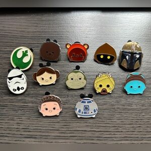 Star Wars Disney 12 Pins